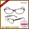 Öko-Optik Acetat mehrfarbige neueste Designer Brillen (FA15013)